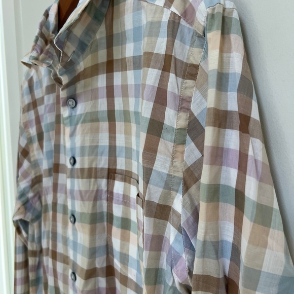 RODD & GUNN Sports Fit Button Up Shirt Blue Long Sleeve Size Large - Picture 2 of 5